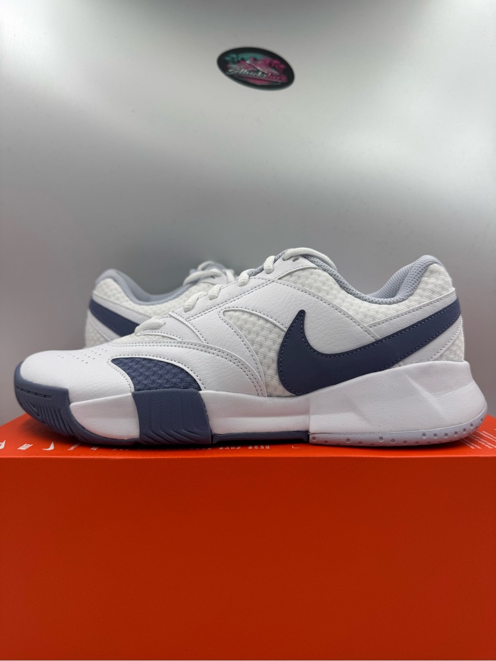 Nike Court Lite 4 HC White World Indigo BRAND NEW Size 10 Women